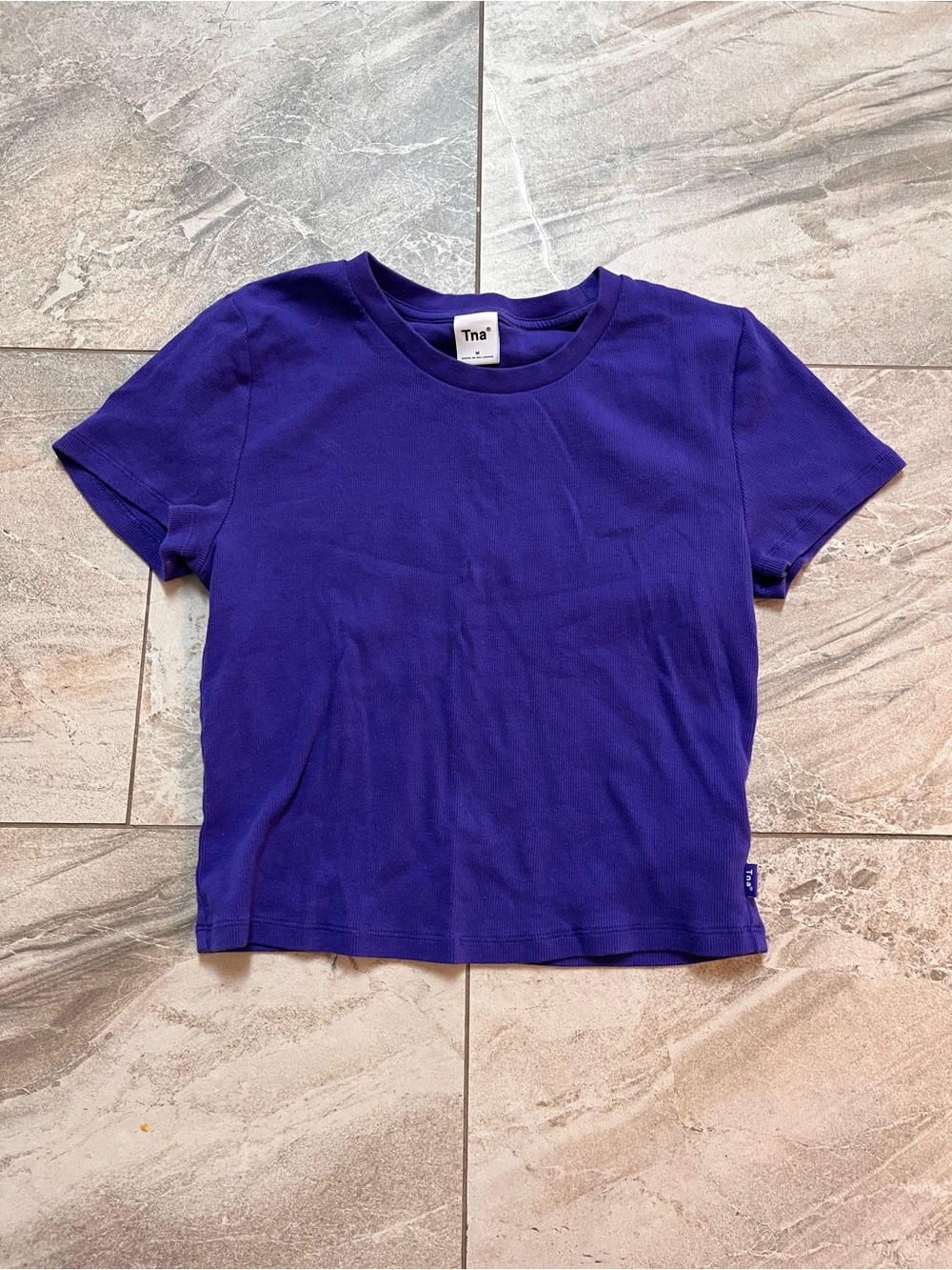 TNA Aritzia Purple Crop top